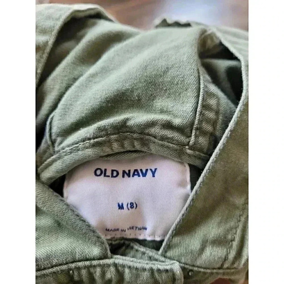 Old‎ Navy Girls Army Green Jacket size med #2 - Picture 2 of 3